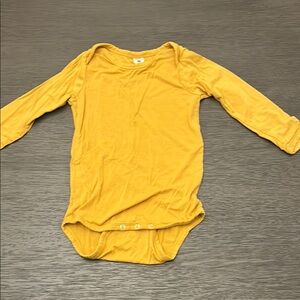 Kate Quinn Yellow Long Sleeve Bodysuit